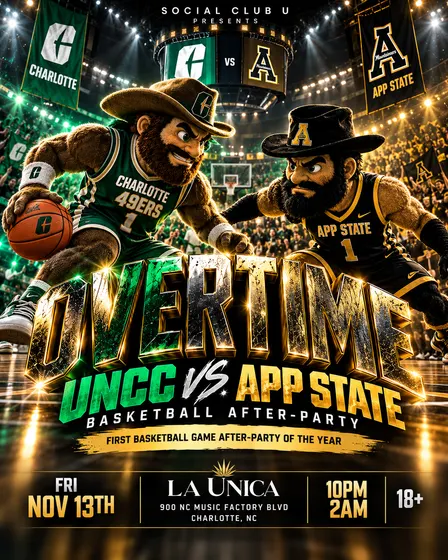 Overtime: UNCC vs App State Basketball After-Party