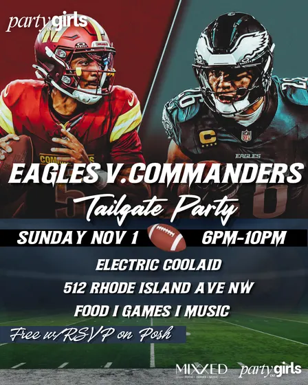 Eagles v. Commanders Tailgate w/ Party Girls DC