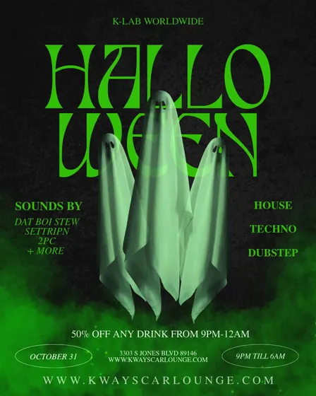 K-Lab Worldwide Halloween | House, Techno & Dubstep