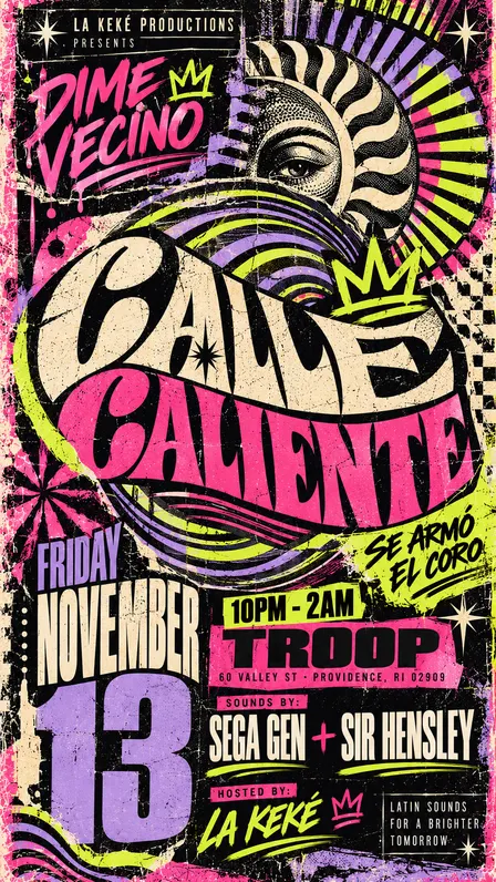 Calle Caliente Latin Night Ft. Sega Genn & Hensley