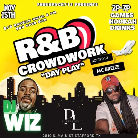R&B CROWD WORK