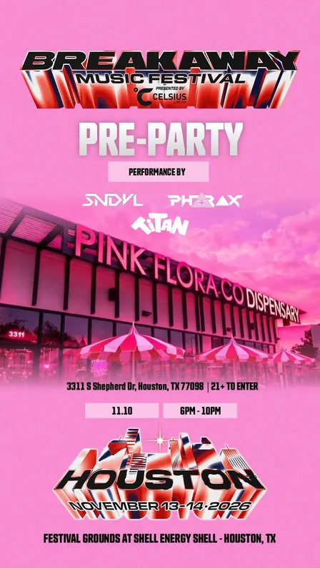 Breakaway Pre-Party At Pink Flora