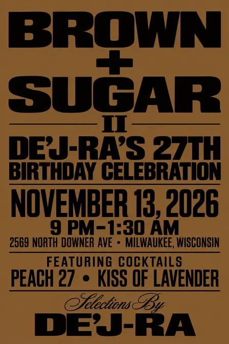 BROWN + SUGAR