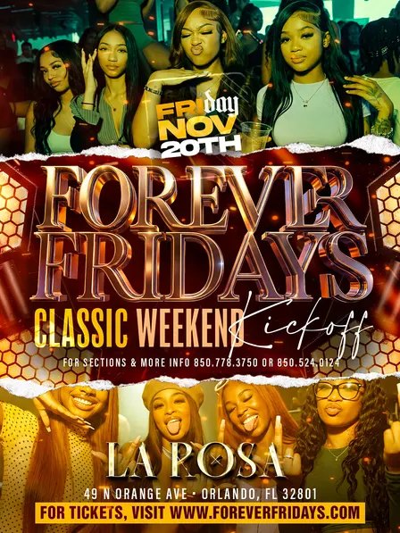 FOREVER FRIDAYS | CLASSIC WEEKEND KICKOFF