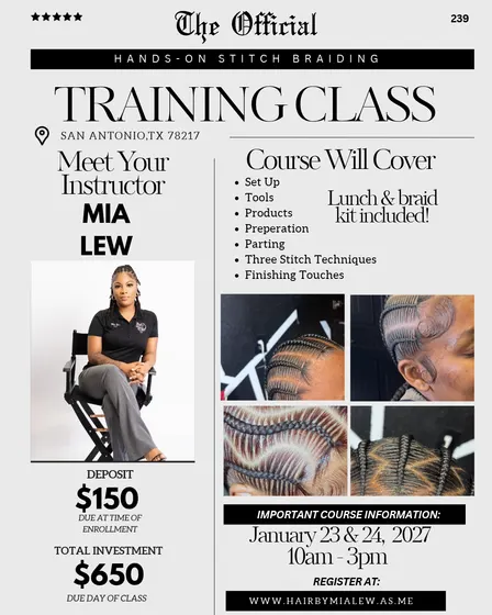 Hands-On Stitch Braid Training Class