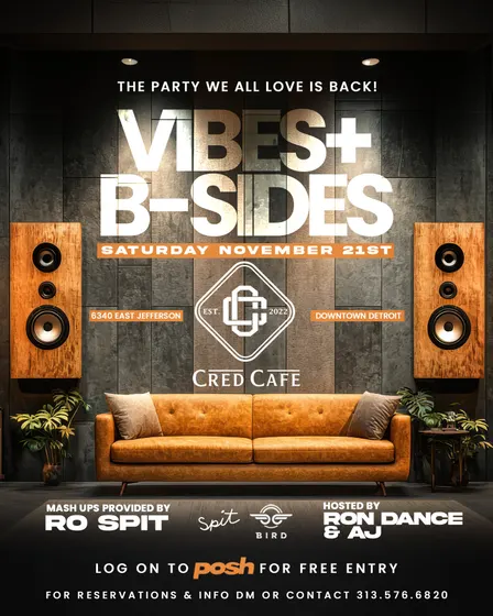 Vibes + B-Sides is Back at the Cred❗️