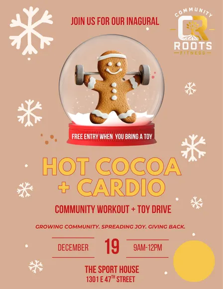 Hot Cocoa + Cardio: Community Workout and Toy Drive