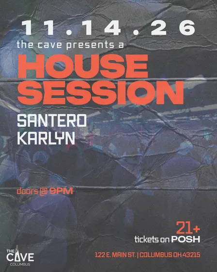 The Cave Presents: HOUSE SESSION — November 14th