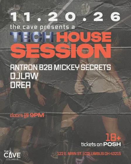 The Cave Presents: TECH HOUSE SESSION