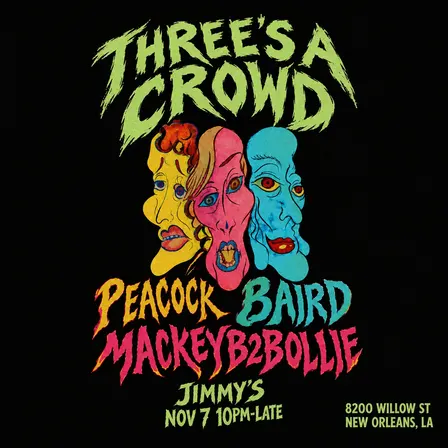 Three's a Crowd @ Jimmy's