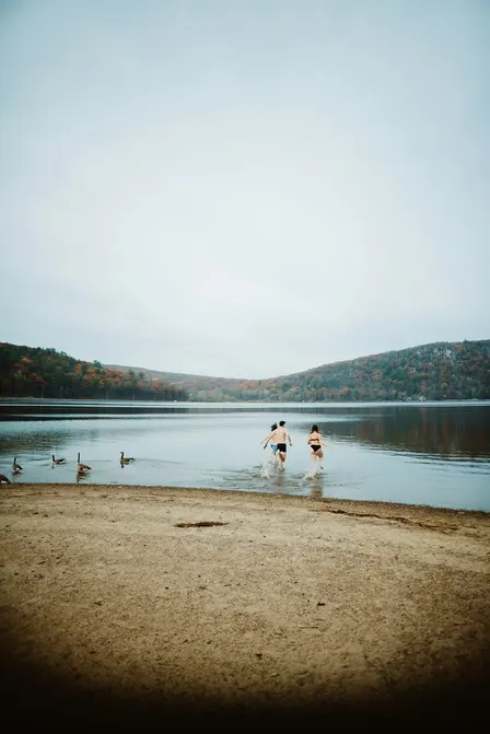 Take the Plunge! Cold water & new friends