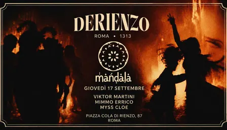 17.09 - MANDALA - Viktor Martini, Myss Cloe, Mimmo Errico