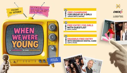CHECK-IN x WHEN WE WERE YOUNG - A throwback to your childhood ⭐️ | Girls free until 1 AM