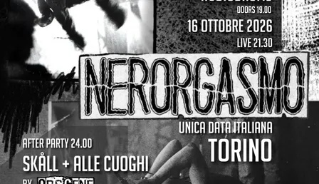 AUDIODROME CROSSOVER presenta NERORGASMO Live + OBSCENE AFTER PARTY