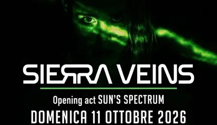 AUDIODROME CROSSOVER presenta SIERRA VEINS Live // SEASON OPENING