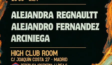 HOPRA UNDER BASS: ALEJANDRA REGNAULTT, ALEJANDRO FERNÁNDEZ, ARCINIEGA