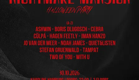 NIGHTMARE MANSION HALLOWEEN PARTY