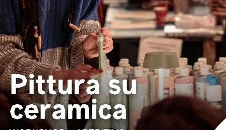 Pittura su ceramica + aperitivo