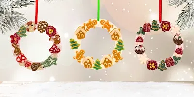 Fused Glass Festive Wreath