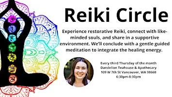 Reiki Circle & Guided Meditation at Dandelion Teahouse