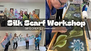 Create a Silk Scarf, SIP & CREATE Workshop- KELOWNA