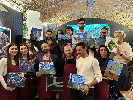 Art and Wine at Dasein - Paint and Sip in Milano