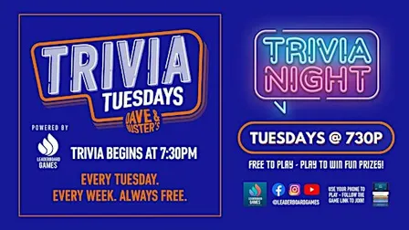 Trivia Night | Dave & Buster's - Modesto CA - TUE 730p @LeaderboardGames
