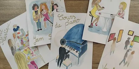 Atelier créatif : Dessin, peinture, aquarelle… (détente & convivial)