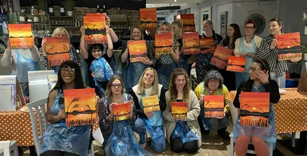 Paint & Sip painting party Canterbury