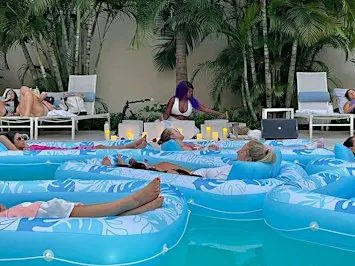 October Floating Sound Bath at Hotel Haya