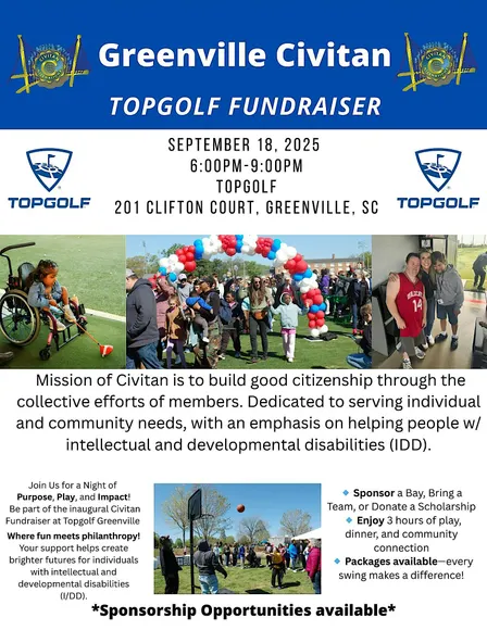 Greenville Civitan Topgolf Fundraiser
