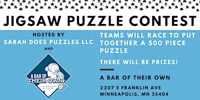 Team Jigsaw Puzzle Contest at A Bar Of Their Own - October 2026