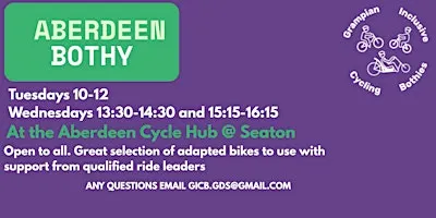 Aberdeen Adapted Cycling  - Tuesday 10 - 11 Session