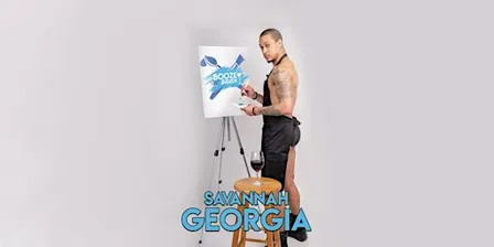 Booze N' Brush Next to Naked Sip n' Paint Savannah, GA Exotic Male Model