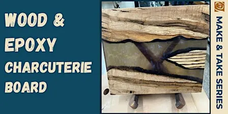 Wood & Epoxy Charcuterie Board