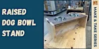 Raised Dog Bowl Stand