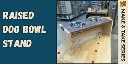 Raised Dog Bowl Stand