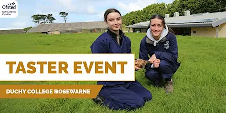 Taster Day at Duchy College Rosewarne