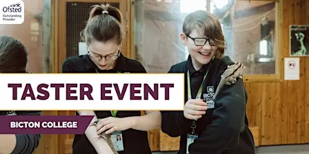 Taster Event at Bicton College