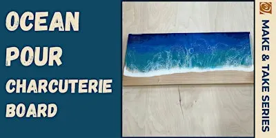 Ocean Pour Charcuterie Board