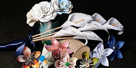 Book paper flower workshop (ATOCY, morning)