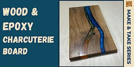 Wood & Epoxy Charcuterie Board