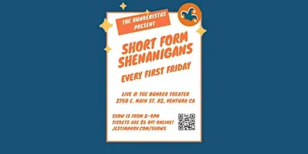 Jest Improv's First Friday Show: Short Form Shenanigans!