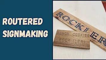 Routered Sign Make & Take