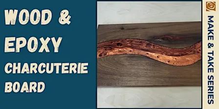 Wood & Epoxy Charcuterie Board