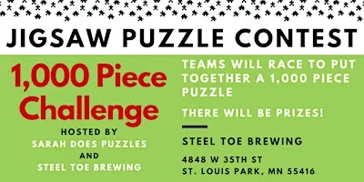 Team CHALLENGE Jigsaw Puzzle Contest at Steel Toe Brewing - December 2026
