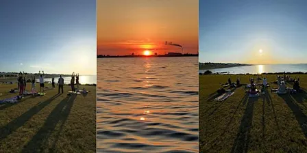 September Full Moon Circle: Breathwork, Yoga + Swim