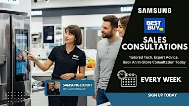 Winnipeg - Samsung Appliance Appointment Based Sales Consultations