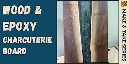 Wood & Epoxy Charcuterie Board