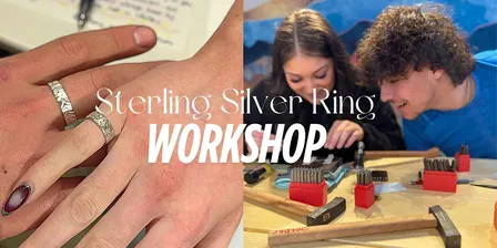 Sterling Silver Stamped & Textured Ring Workshop